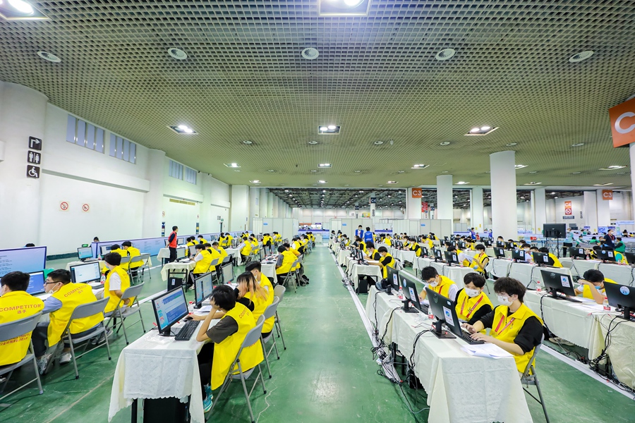 2022金砖国家职业技能大赛决赛。厦门市金砖办供图